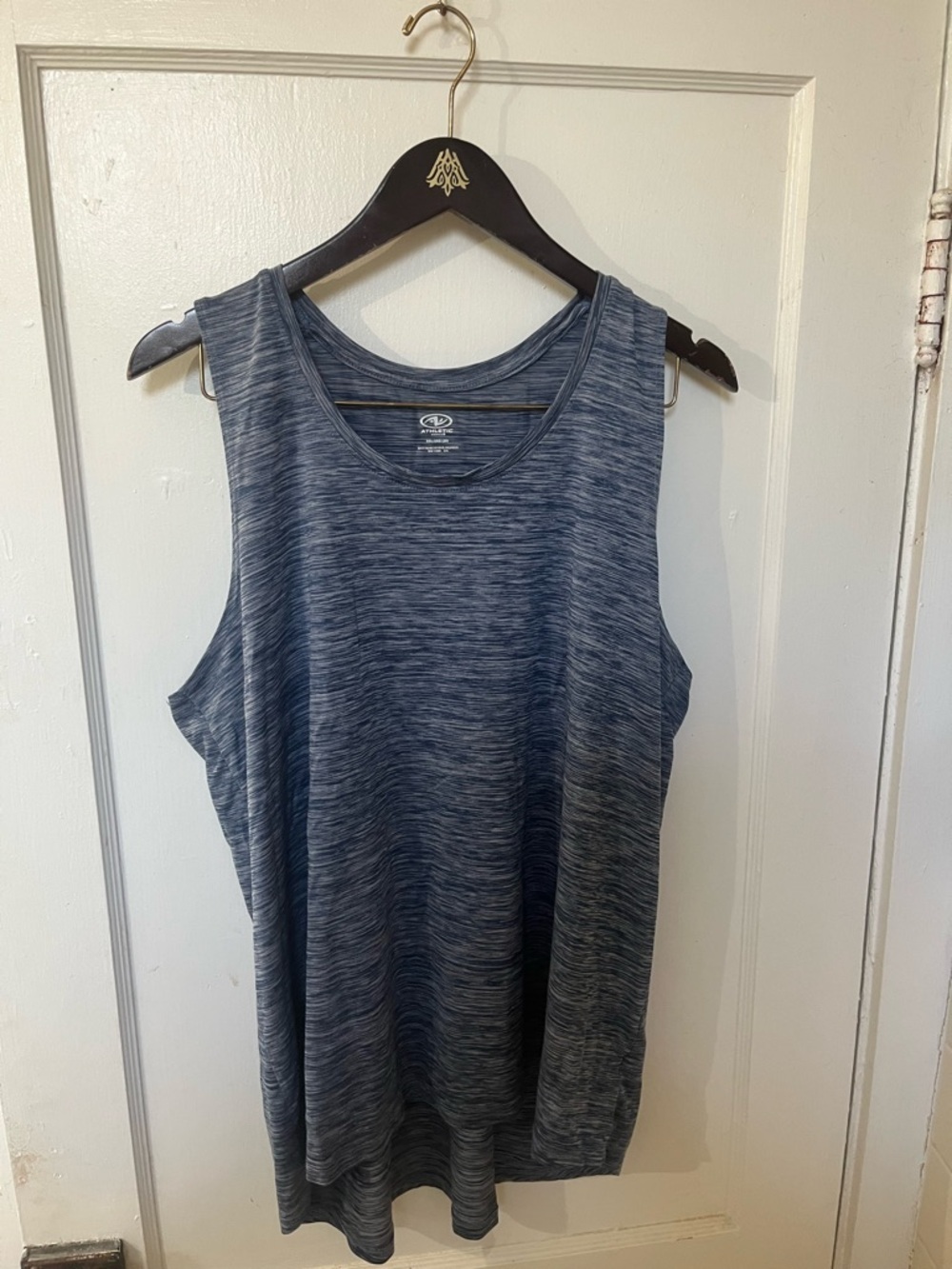 Athletic Works Women’s Tank Top XXL Gray Space Dye Sleeveless Activewear EUC